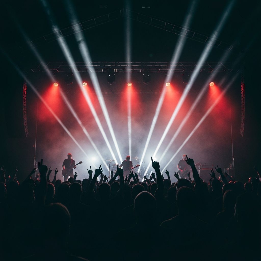 Indo Metal Goth concert atmosphere
